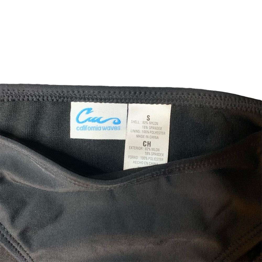 California waves Black Women's Swim Bottom Size small - Picture 2 of 3